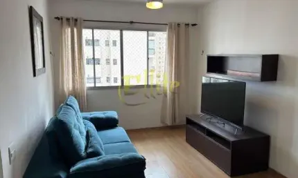 Flat totalmente mobiliado para locação em moema, são paulo!