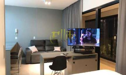Apartamento mobiliado e decorado para alugar com 01 dormitório na região da Vila Nova Conceição em São Paulo!