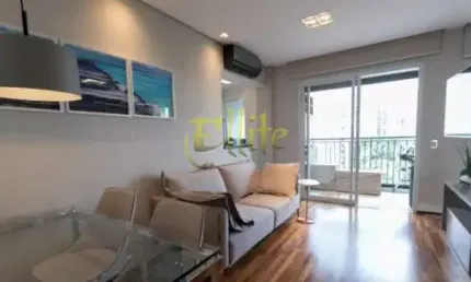 Apartamento à venda na região da Vila Nova Conceição, prédio alto padrão totalmente mobiliado, próximo ao Parque Ibirapuera!