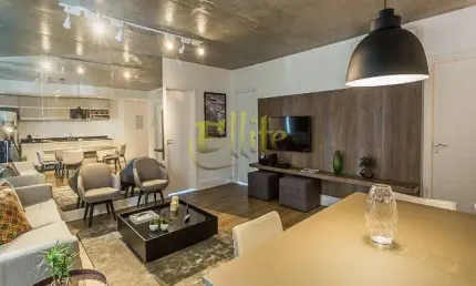 Apartamento mobiliado e decorado com 2 dormitórios para locação na região do Brooklin em São Paulo!