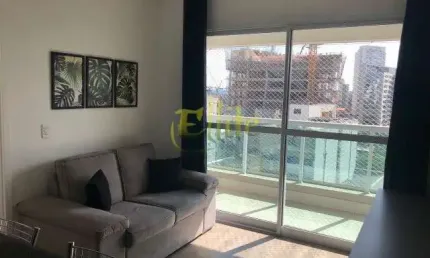 Apartamento mobiliado para locação e venda com 01 dormitório na região de pinheiros em são paulo!