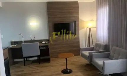 Flat para locação na Vila Olímpia, totalmente mobiliado com serviços !