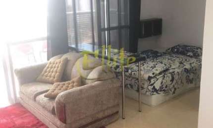 Apartamento mobiliado com 1 dormitório para locação e venda na região do Brooklin em São Paulo, próximo à Estação Campo Belo!