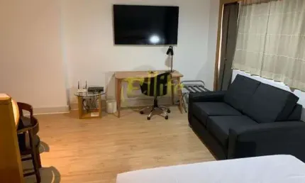 Flat para locação com 1 dormitório na região do Itaim Bibi, em São Paulo!