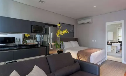 Flat para aluguel possui 35 metros quadrados com 1 quarto em vila olímpia