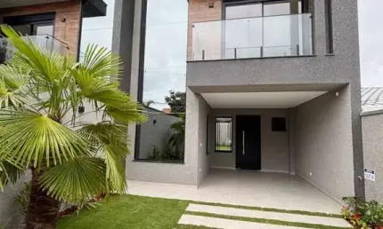 Casa com 3 quartos à venda na rua maria bonatto marenda, afonso pena, são josé dos pinhais, 148 m2 por r$ 990.000
