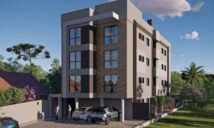 Apartamento com 3 quartos à venda na Rua José Mauri Zen, Bom Jesus, São José dos Pinhais, 61 m2 por R$ 349.000