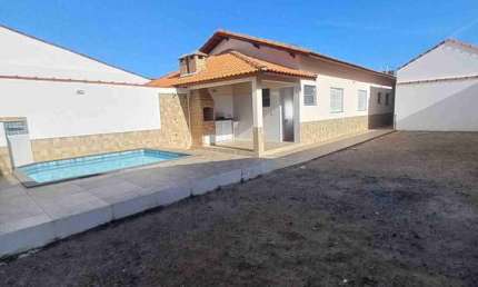 CASA COM PISCINA À VENDA, BAIRRO CAIÇARA, PRAIA GRANDE, SP