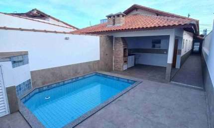 CASA A VENDA COM PISCINA, BAIRRO REA, PRAIA GRANDE, SP
