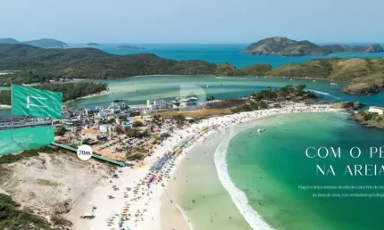 Praia do Forte - Cabo Frio/RJ - Apartamento com 1 dormitório à venda, 82 m² por R$ 673.182