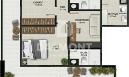 Loft com 3 quartos à venda na Rua Zulmira Mendes, 901, Braga, Cabo Frio