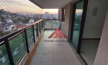 Apartamento com 3 quartos, varanda, vaga no Vital Brasil, à venda, 112 m² por R$ 530.000 - Vital Brazil - Niterói/RJ