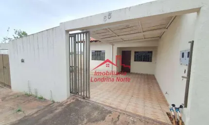 Casa com 2 dormitórios para alugar, 65 m² por R$ 1.000,00/mês - Ideal - Londrina/PR