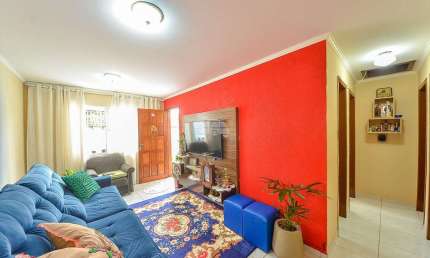 Casa com 3 quartos à venda na Rua Antônio José Bonato, 1520, Ganchinho, Curitiba, 56 m2 por R$ 420.000