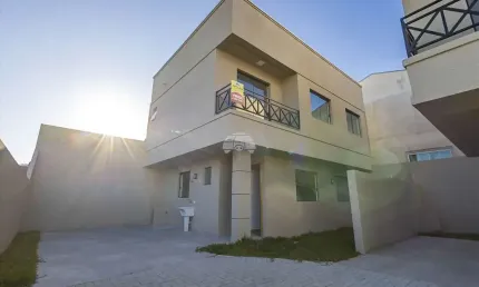 Casa em condomínio fechado com 3 quartos à venda na Rua Coronel Vergínio Leinig de Mello, 680, Abranches, Curitiba, 90 m2 por R$ 469.900