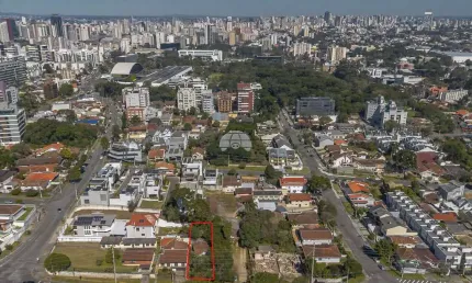 Terreno à venda na rua albano reis, 215, ahú, curitiba por r$ 1.300.000
