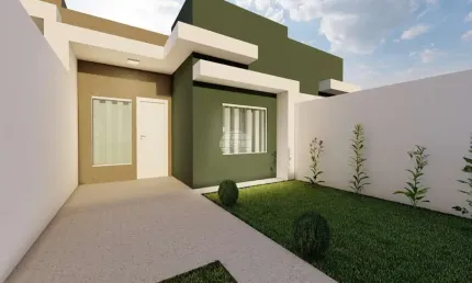 Casa com 3 quartos à venda na RUA PEDRO DE LIMA, 125, Costeira, Araucária, 52 m2 por R$ 349.000