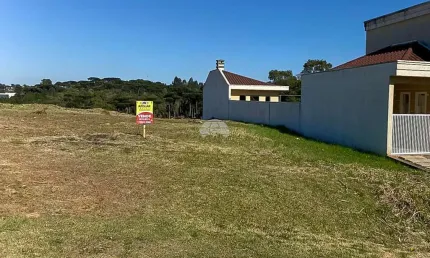 Terreno em condomínio fechado à venda na Rua Professor Alberto Piekas, 2933, Cachoeira, Almirante Tamandaré, 619 m2 por R$ 375.000
