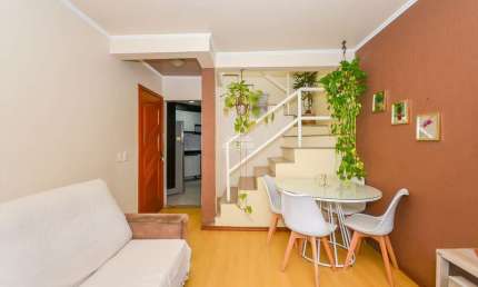 Casa em condomínio fechado com 3 quartos à venda na Rua Antônio Scheidt, 239, Santa Cândida, Curitiba, 90 m2 por R$ 410.000