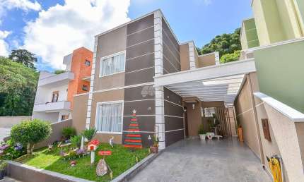 Casa em condomínio fechado com 3 quartos à venda na Rua Theodoro Makiolka, 1720, Santa Cândida, Curitiba, 168 m2 por R$ 749.000