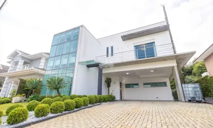 Casa em condomínio fechado com 5 quartos à venda na Rua Vereador Ângelo Burbello, 2591, Umbará, Curitiba, 470 m2 por R$ 2.870.000