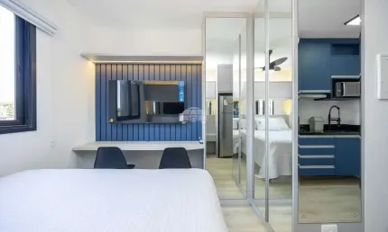 Kitnet / Stúdio à venda na Rua Ildefonso Stockler de França, 260, Novo Mundo, Curitiba, 17 m2 por R$ 380.000