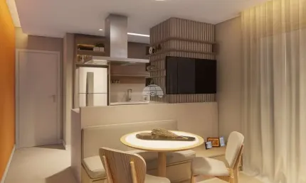Apartamento com 3 quartos à venda na Rua Tereza Caetano de Lima, 981, Parque da Fonte, São José dos Pinhais, 59 m2 por R$ 329.000