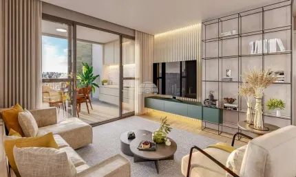 Apartamento com 2 quartos à venda na rua ponta grossa, 366, portão, curitiba, 66 m2 por r$ 737.900