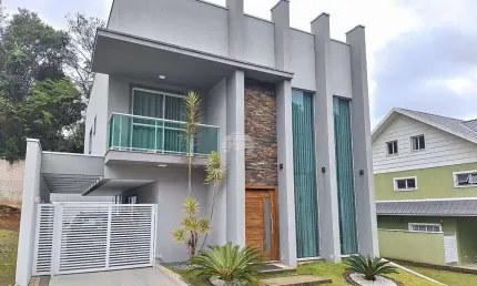 Casa em condomínio fechado com 3 quartos à venda na Rua Neriman Nezetli, 30, Campo Pequeno, Colombo, 250 m2 por R$ 1.250.000
