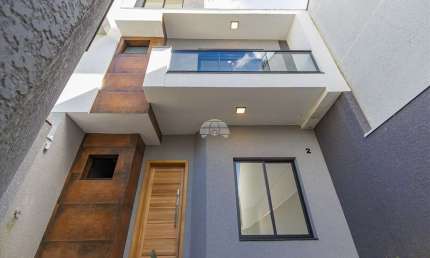Casa em condomínio fechado com 3 quartos à venda na Rua Padre Manuel da Nóbrega, 718, Fanny, Curitiba, 159 m2 por R$ 920.000