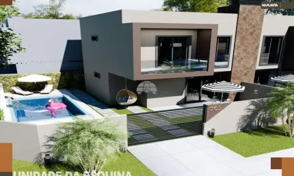 Casa com 3 quartos à venda na Rua Tenente Eduardo Neumann, 360, Nereidas, Guaratuba, 88 m2 por R$ 595.000