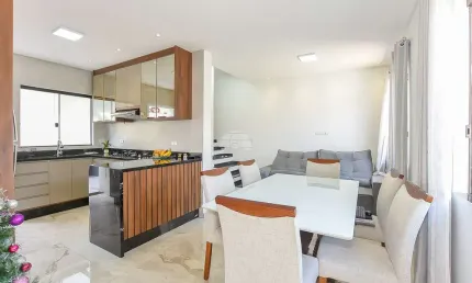 Casa em condomínio fechado com 3 quartos à venda na Rua Professor João Soares Barcelos, 2995, Boqueirão, Curitiba, 110 m2 por R$ 650.000