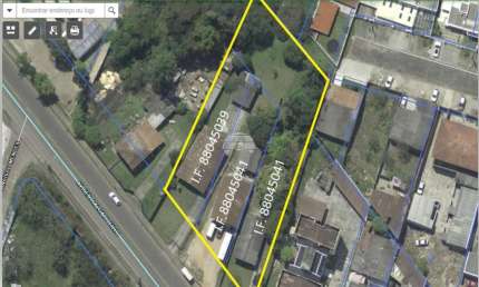 Terreno à venda na Avenida Senador Salgado Filho, 5921, Uberaba, Curitiba, 2278 m2 por R$ 2.800.000