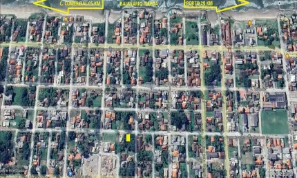 Terreno à venda na rua maria de lourdes sanches, 768, centro, itapoá por r$ 280.000