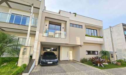 Casa em condomínio fechado com 3 quartos à venda na Rua Augusto Criminácio, 106, Iná, São José dos Pinhais, 195 m2 por R$ 1.250.000