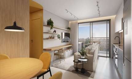 Apartamento com 1 quarto à venda na Rua Eponino Macuco, 176, Capão Raso, Curitiba, 27 m2 por R$ 274.900
