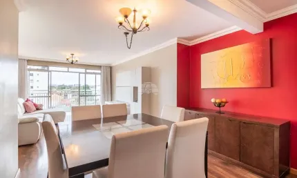Apartamento com 3 quartos à venda na rua francisco alves guimarães, 522, cristo rei, curitiba, 124 m2 por r$ 740.000