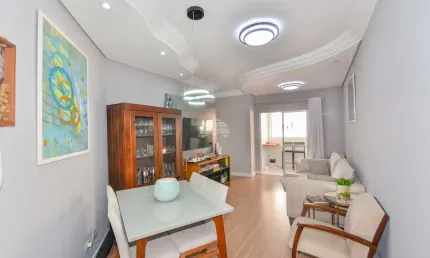 Apartamento com 3 quartos à venda na rua josé de almeida garrett, 90, portão, curitiba, 77 m2 por r$ 470.000