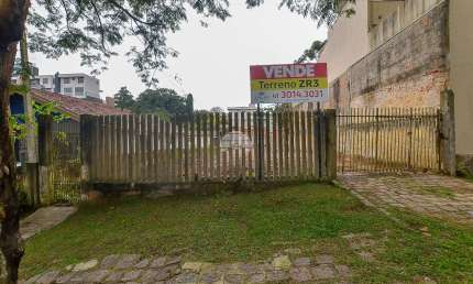 Terreno à venda na Rua Raquel Prado, 154, Mercês, Curitiba por R$ 980.000