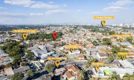 Terreno à venda na rua magdalena chagas lima, 115, são braz, curitiba, 374 m2 por r$ 539.900