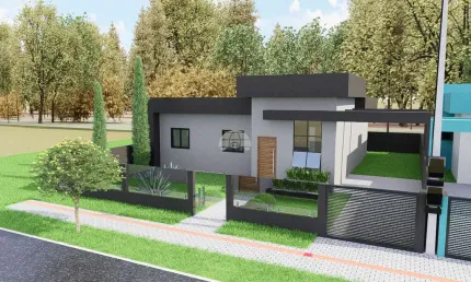 Casa com 3 quartos à venda na rua melci dal molin, 00, são francisco, pato branco, 82 m2 por r$ 510.000