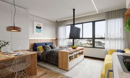Kitnet / Stúdio à venda na Rua Joaquim Nabuco, 495, Tingui, Curitiba, 25 m2 por R$ 287.749