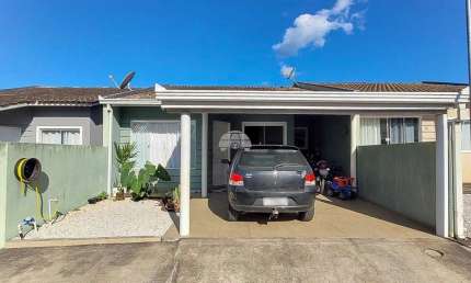 Casa em condomínio fechado com 3 quartos à venda na Rua José Boganiko Sobrinho, 246, Planta Santa Clara, Piraquara, 62 m2 por R$ 370.000