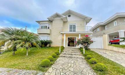 Casa em condomínio fechado com 4 quartos à venda na Avenida Pineville, 436, Pineville, Pinhais, 330 m2 por R$ 2.998.000