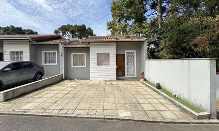 Casa em condomínio fechado com 3 quartos à venda na Rua Theodoro Makiolka, 1191, Santa Cândida, Curitiba, 56 m2 por R$ 415.000