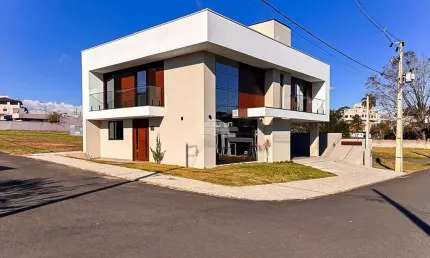 Casa em condomínio fechado com 4 quartos à venda na Rua Frederico D'Agostin, 75, Jardim São Marcos, Colombo, 228 m2 por R$ 1.290.000