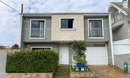 Casa em condomínio fechado com 4 quartos à venda na Rua Luíz Gulin, 285, Roça Grande, Colombo, 120 m2 por R$ 680.000