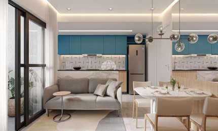 Apartamento com 2 quartos à venda na Rodovia João Leopoldo Jacomel, 12887, Estância Pinhais, Pinhais, 53 m2 por R$ 473.900