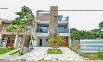 Casa em condomínio fechado com 4 quartos à venda na Rua Vereador Ângelo Burbello, 2757, Umbará, Curitiba, 239 m2 por R$ 1.800.000