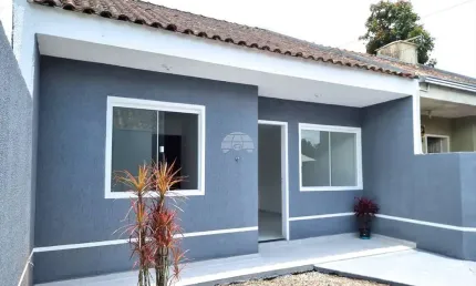 Casa com 2 quartos à venda na rua mário de jesus simeão, 87, planta deodoro, piraquara, 52 m2 por r$ 215.000